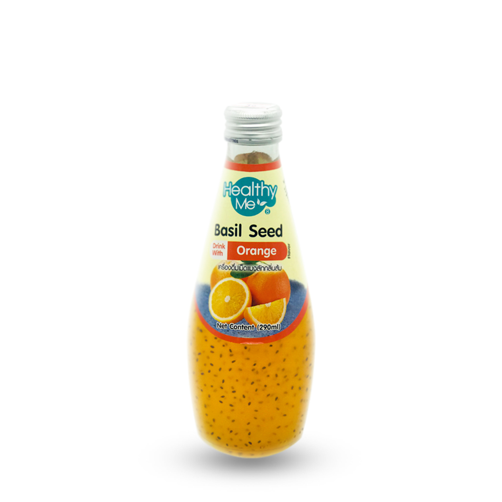 Healthy Me Basil Seed Drink Orange 290ml